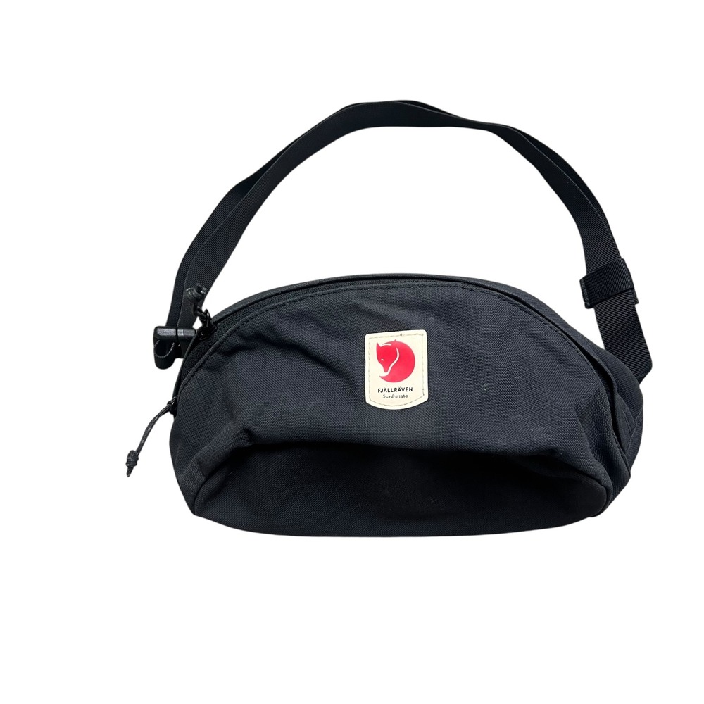Fjallraven Ulvo Hip Pack Medium Black Bergshell Waist Bag 23165